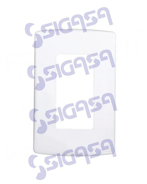 PLACA SIENA 6404-8 BLANCA P/CONT DUPLEX (AH), ROYER, SIGASA, SIGASA