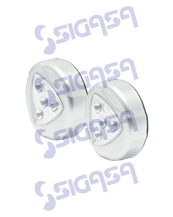 LAMPARA SURTEK 136029 P/CLOSET LED 2PZA S/PILA