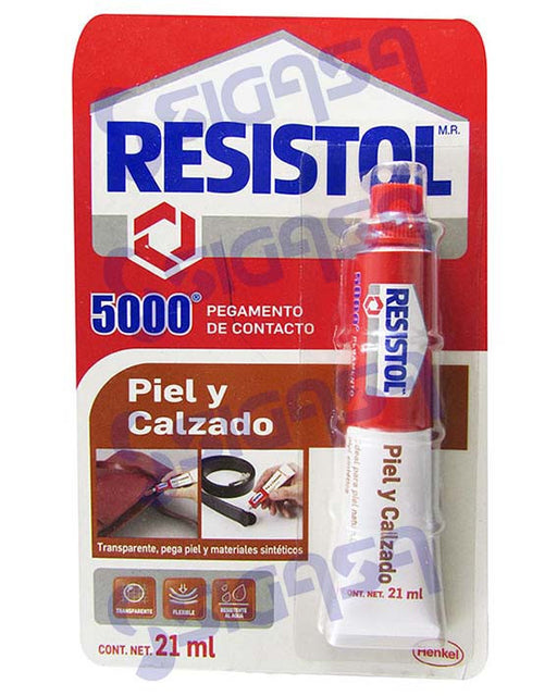 RESISTOL 5000 TUBO 21 ml. CALZADO, CMP-RESISTOL/TANGIT, SIGASA, SIGASA