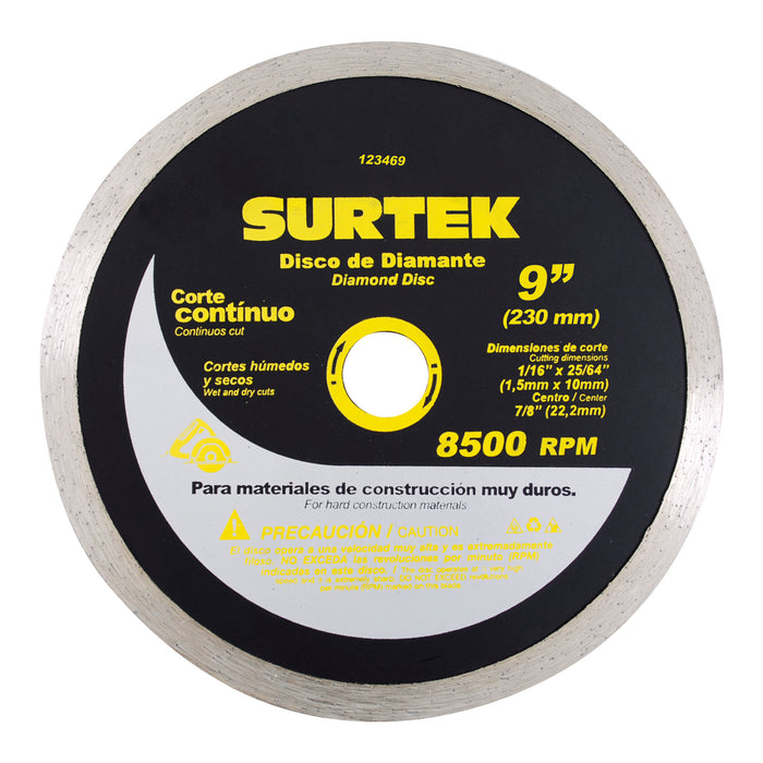 disco surtek (pvl) 123466 dimante 7" rin continuo - SIGASA