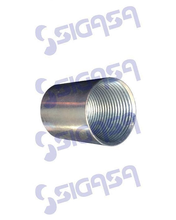 COPLE CONDUIT GALVANIZADO DE 1-1/2" PARED GRUESA