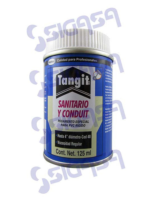 TANGIT ESPECIAL SANITARIO 125ml. Tes-125 AZUL, CMP-RESISTOL/TANGIT, SIGASA, SIGASA