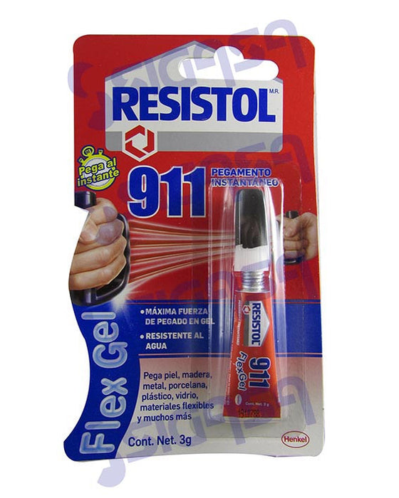 RESISTOL 911 FLEXGEL 3 grs., CMP-RESISTOL/TANGIT, SIGASA, SIGASA