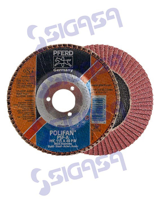 DISCO PFERD (SP10) POLIFAN LAMINADO PSF 4 1/2 x 7/8 A-60 (444566)