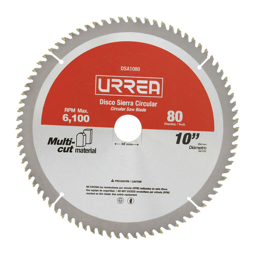 Disco urrea dsa1280 sierra circular 12" 80 dientes - Sigasa