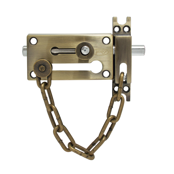 pasador lock l048lab c/cadena laton antiguo - SIGASA