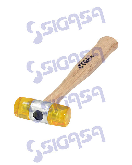 martillo urrea 1383 c/tapas plast  13oz madera - SIGASA