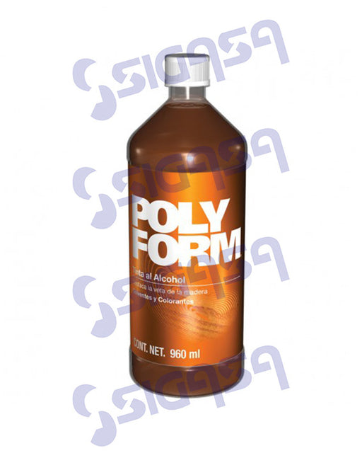 tinte al alcohol polyform nogal 1 lt. - SIGASA