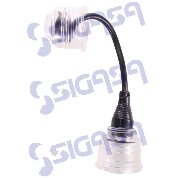 socket saglite ip65 con cable para led t8 (par) s00493 - SIGASA