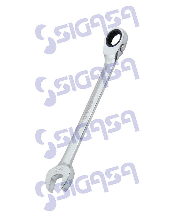 LLAVE URREA 1214CMR COMBINADA 7/16 SPLINE C/MATRACA