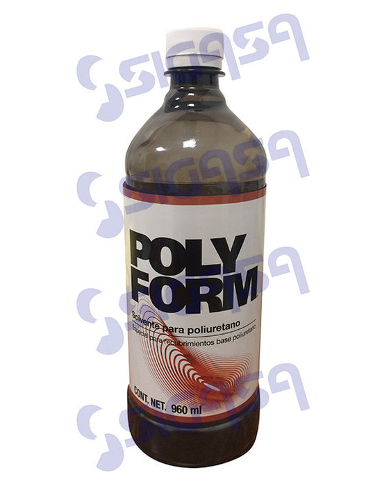 solvente para poliuretano de  1 lt. polyform - SIGASA